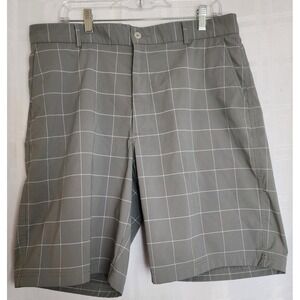 Pebble‎ Beach Golf Shorts Mens Size 36  Performance Flat Front Gray